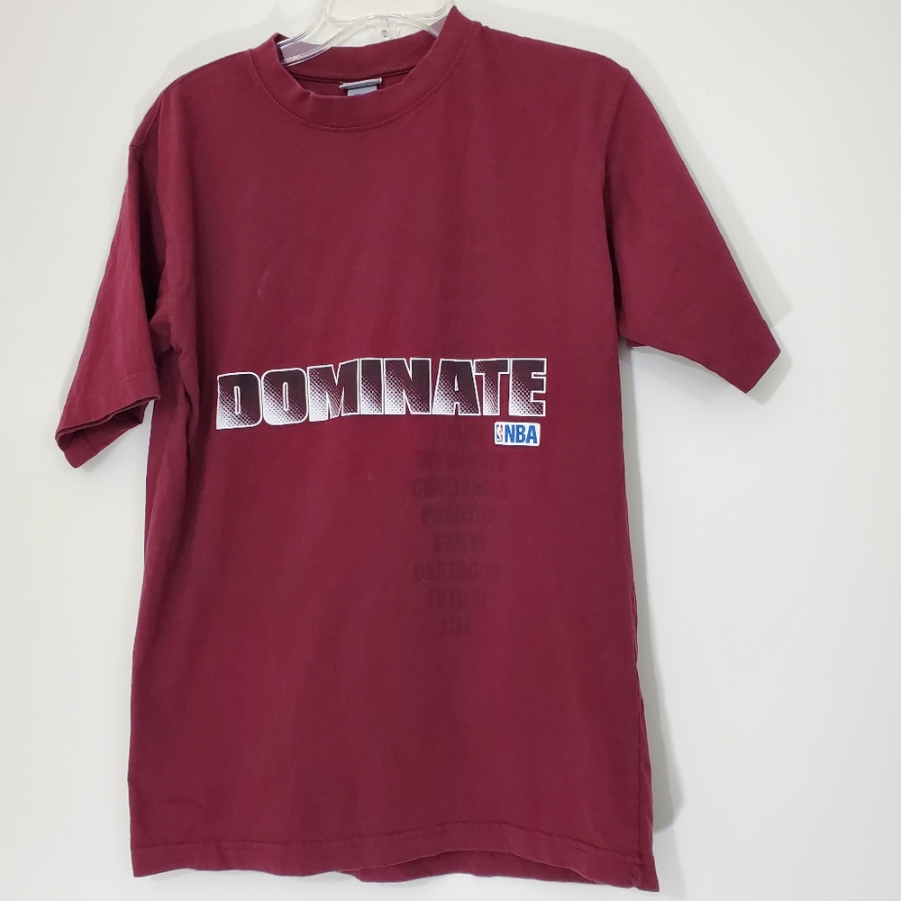 NBA "Dominate NBA"  Cotton Tee, Size Medium
